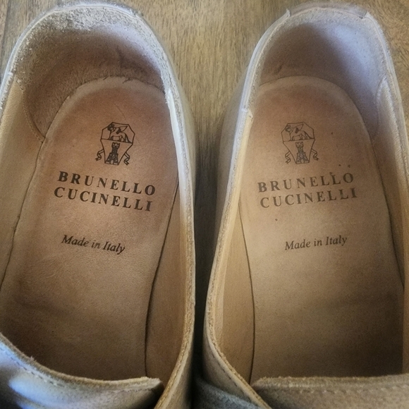 Brunello Cucinelli Leather Oxford Derby Shoes Mens US Size 6 / EU 39 - Picture 11 of 15